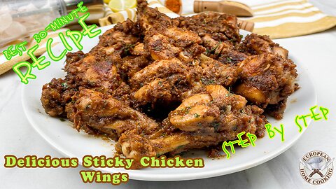 How to Make Sticky Chicken Wings