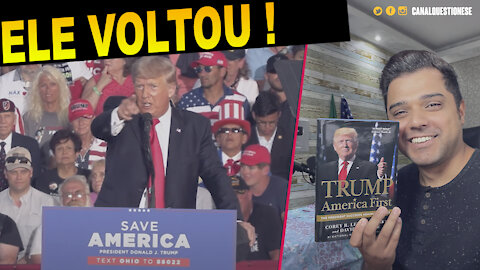 TRUMP VOLTOU! FOI ÉPICO! (Resumo do comício)