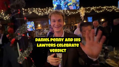 Daniel Penny and his lawyers celebrate the verdict