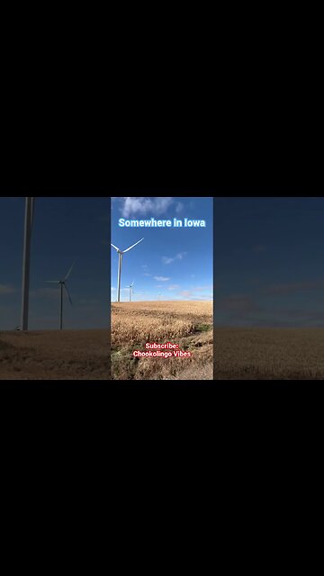 #windturbine #iowa #chookolingo