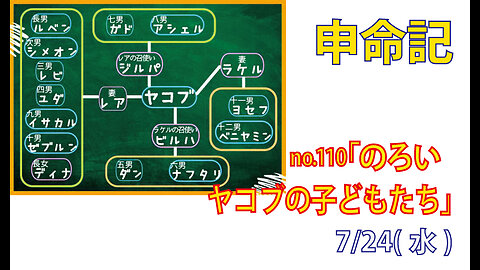 「祝福と呪い」(申27.9-14)みことば福音教会2024.7.24(水)
