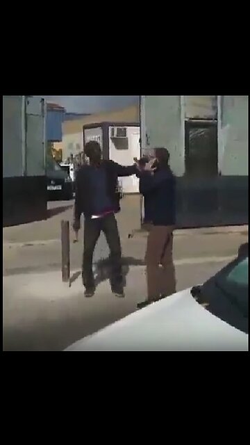 Homeowner in Barcelona asks fake asylum seeker to leave occupied house but he refuses..