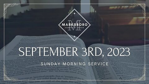 MCC September 3rd Sunday Service