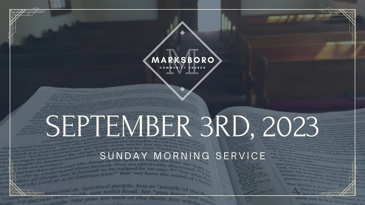 MCC September 3rd Sunday Service