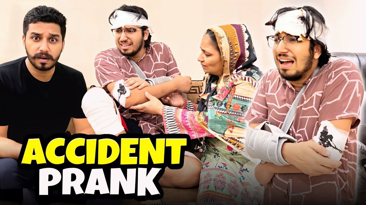 Fake Accident Prank With Family | Gone Wrong | Sab Ny Bohat Mara 😭