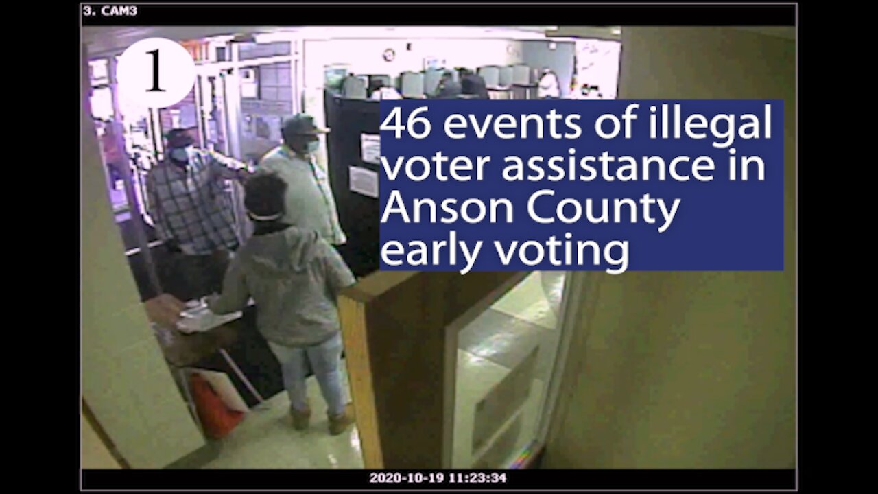 46 events of illegal voter assistance at Anson County Early Voting