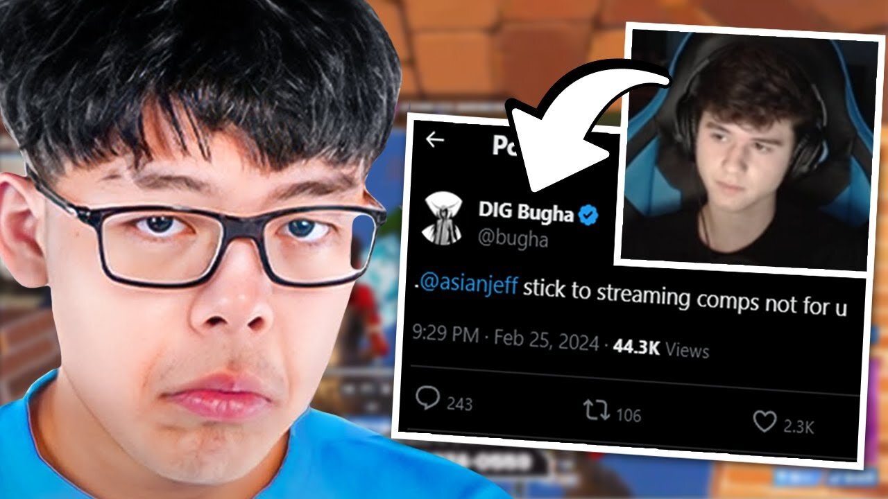 AsianJeff Responds To Bugha Calling Him Out After FNCS!