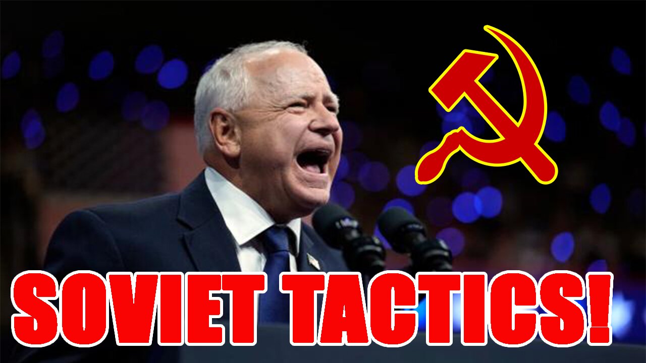 SHOCKING video drops of Tim Walz going FULL COMMUNIST on FREE SPEECH!