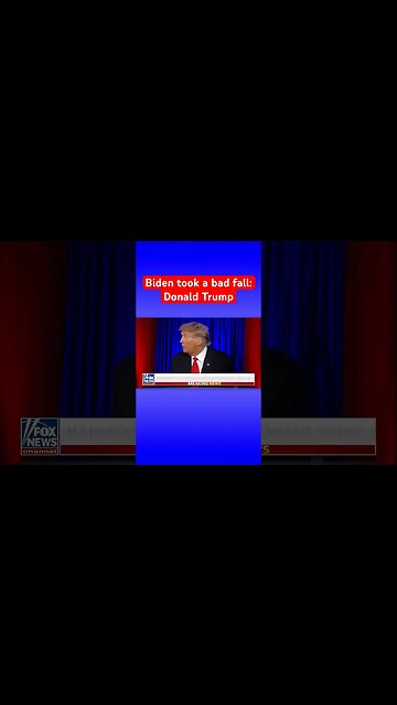 Trump on Biden’s latest fall: ‘It’s sad’ #shorts -World-Wire