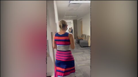 Full video: Protesters calling out "Build Back Better, Back the bill" confront Sen. Sinema