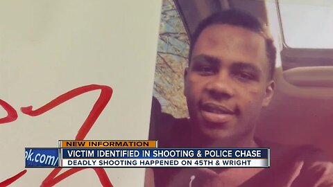 Victim identified in shooting and police chase