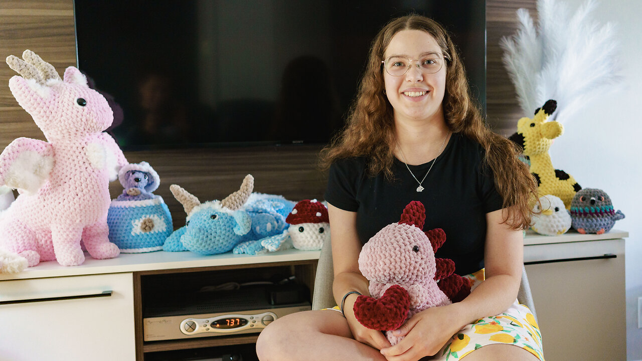 Leane et ses projets de crochets