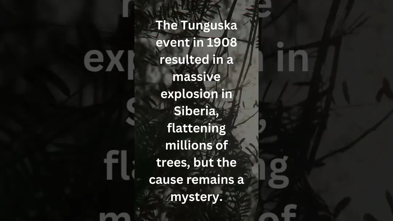 Tunguska Event #tunguska #tunguskaevent #siberia #horror #fyp