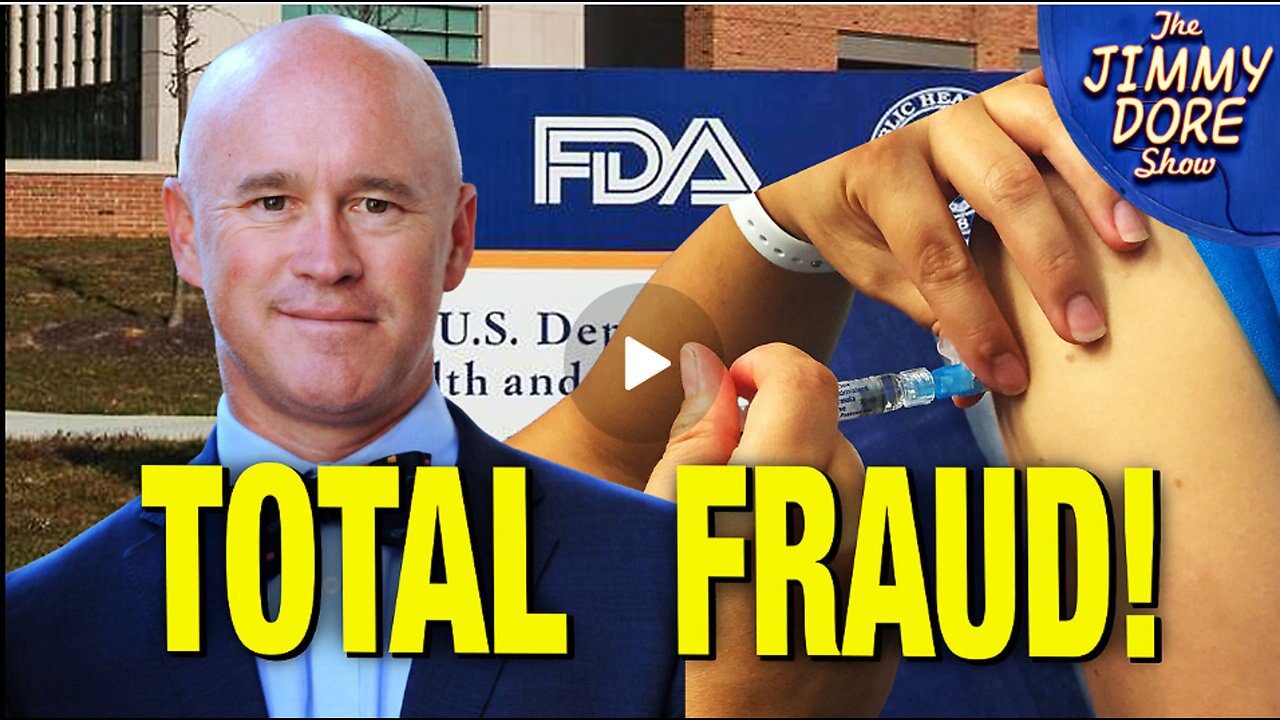 DAVID MARTIN BIJ JIMMY DORE; FDA pleegde CRIMINELE FRAUDE door boosters te pushen! Clip Eng,NL