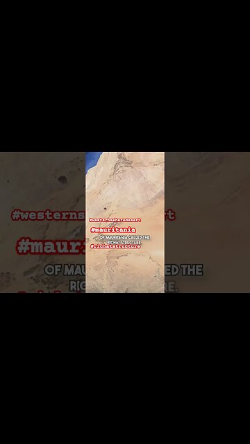 Did They Find #atlantis Western Sahara Desert Richat Structure #shorts#westernsaharadesrt