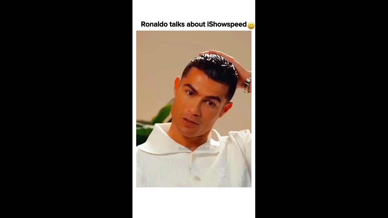 Ronaldo Talks about Speed