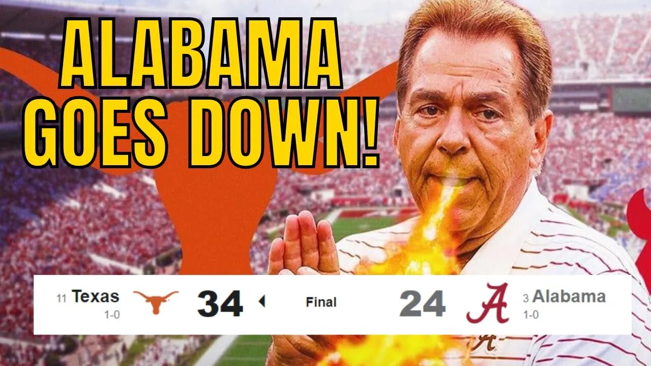 Texas Gets REVENGE | Alabama And Nick Saban Get UPSET At Home!