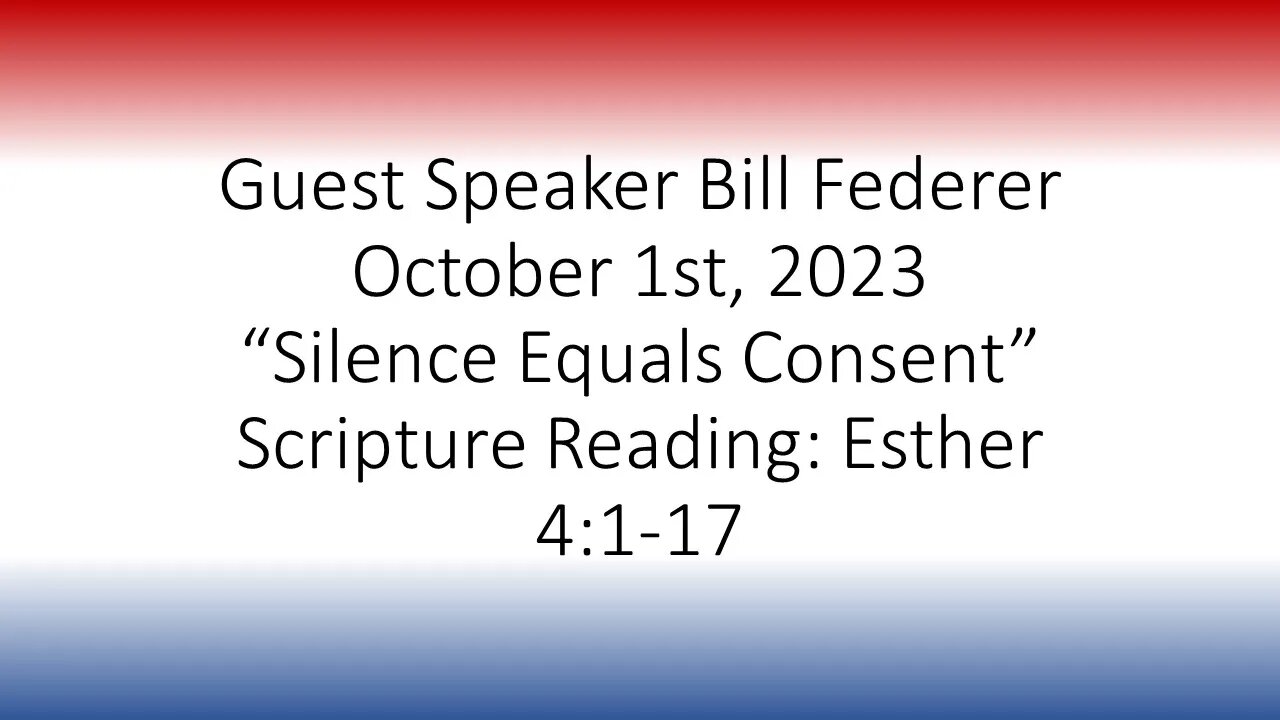 Silence Equals Consent