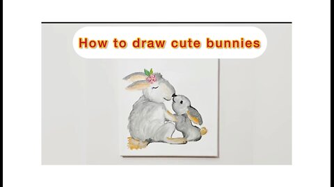 How to draw cute bunnies