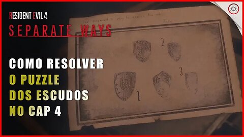 RS 4 Caminhos Separados Remake DLC, Como resolver o puzzle dos escudos no Cap 4 | Super-Dica