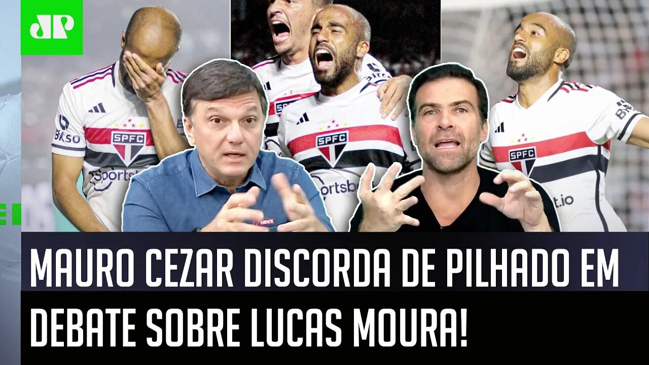 QUE DEBATE! "É O QUE EU ACHO! Pra mim, o Lucas Moura é..." Mauro Cezar DISCORDA de Pilhado e Flavio!