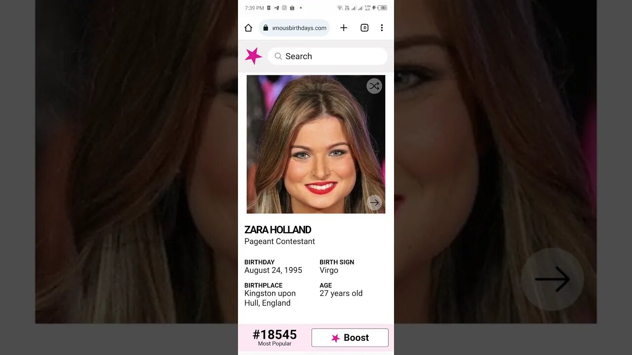 HAPPY 27 BIRTHDAY ZARA HOLLAND