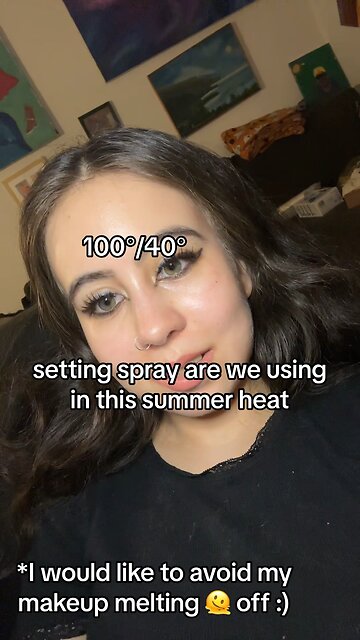 #dewy #settingspray #sweatproofmakeup #humidity #aesthetic
