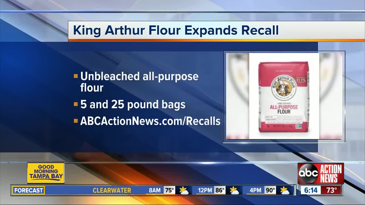 King Arthur Flour recalls some unbleached all-purpose flour for possible E. coli contamination