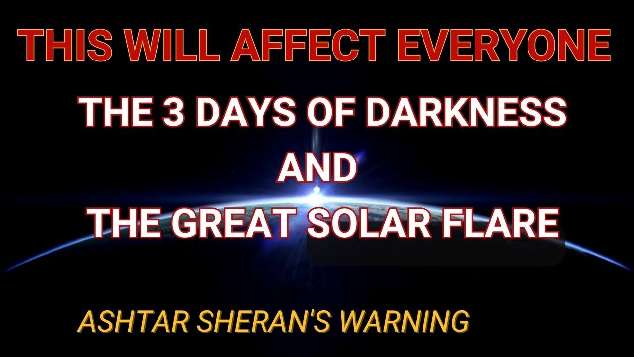 SHOCKING DETAILS ABOUT THE COMING THREE DAYS OF DARKNESS!