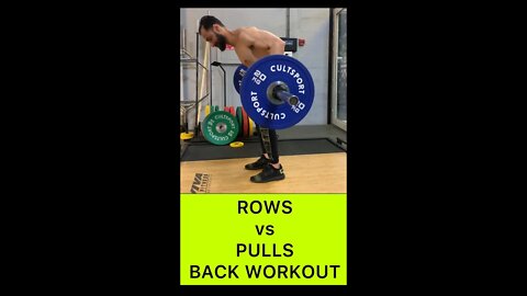 ROWS ARE BETTER THAN PULLS | Back Workout #shorts