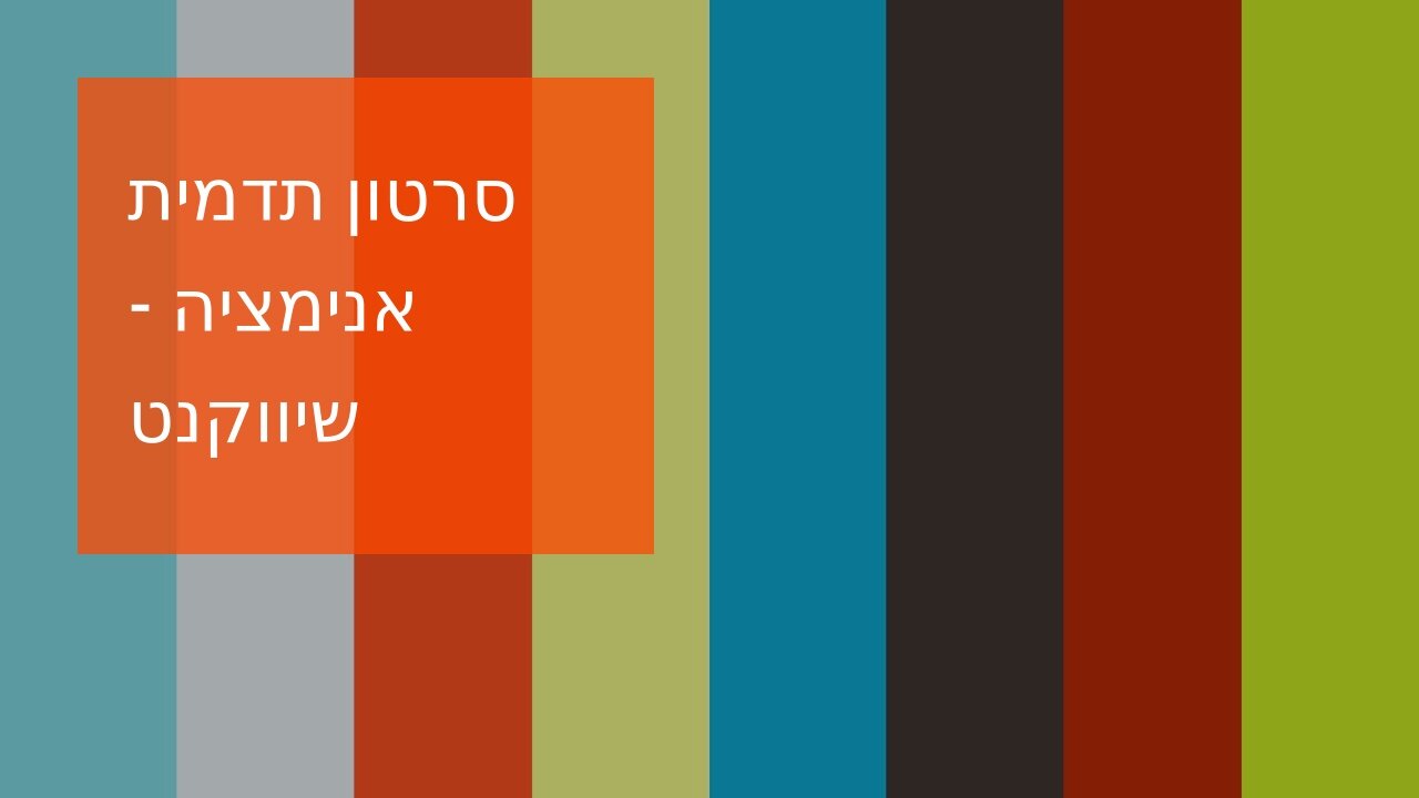 סרטון תדמית אנימציה - שיווקנט