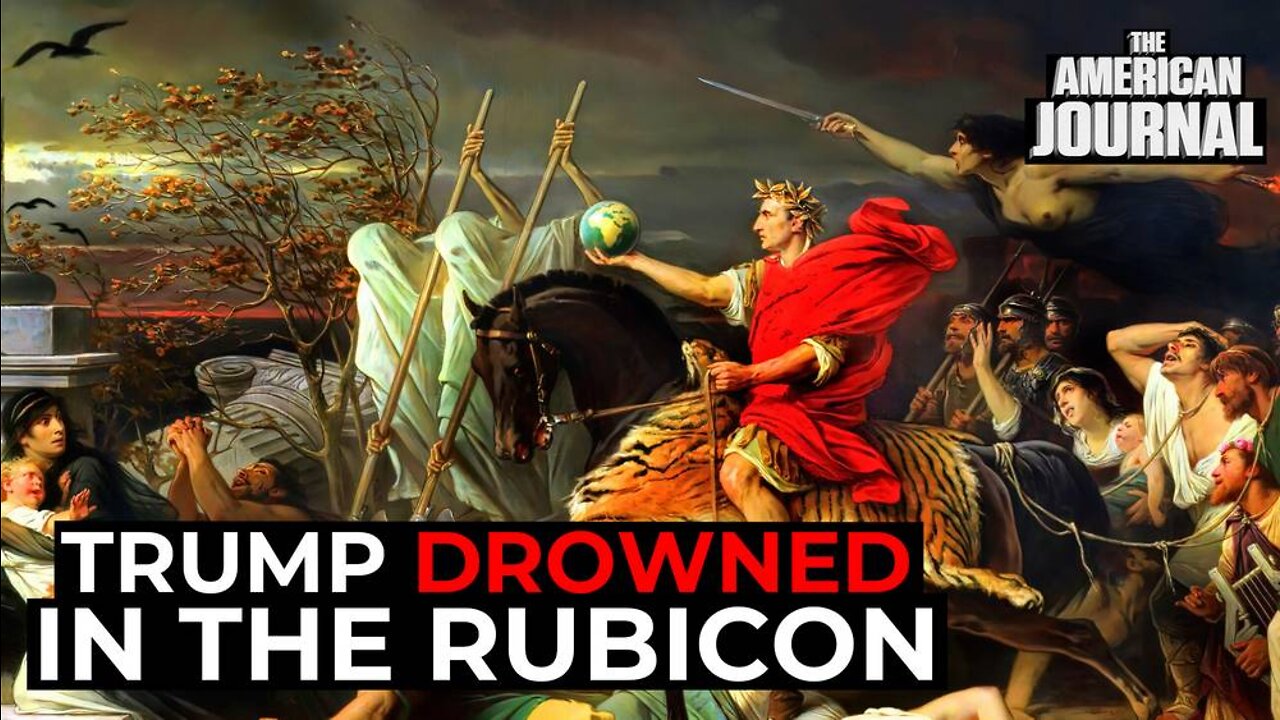 Trump Drowned In The Rubicon