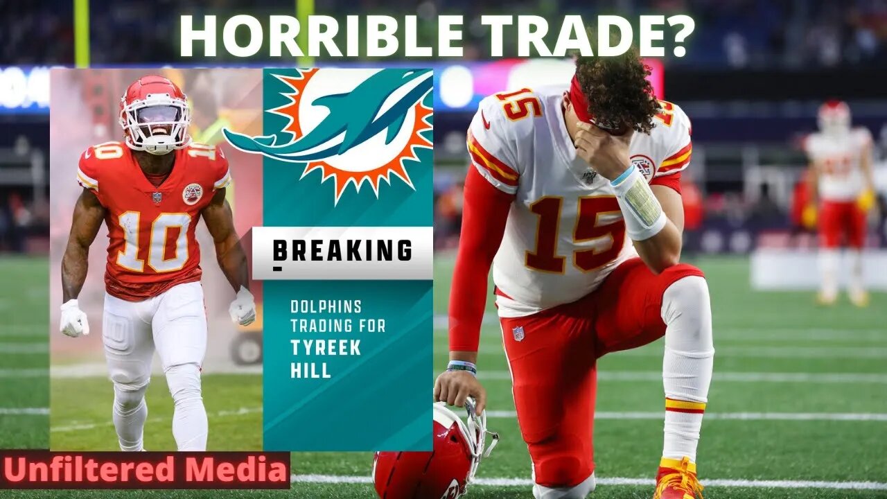 Dolphins will REGRET Tyreek Hill TRADE.