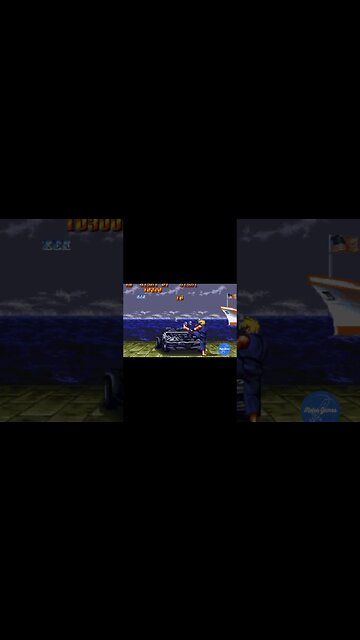 Ken is destroying a car with his bare hands?!? #streetfighter #retrogaming