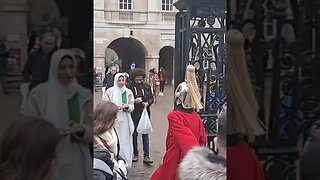 Make way for the female guard #horseguardsparade