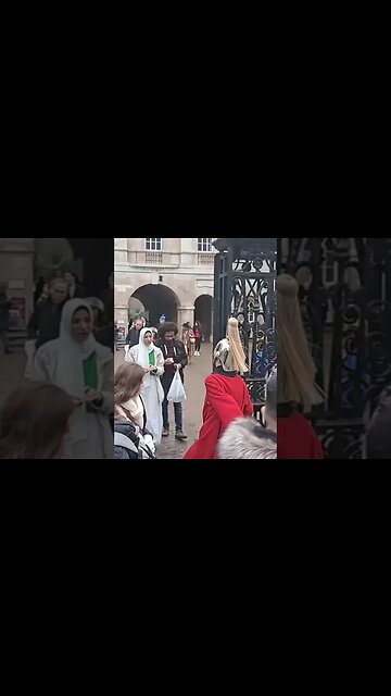 Make way for the female guard #horseguardsparade