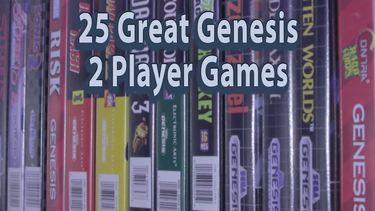 Great 2 player Genesis games - Luke's game Room