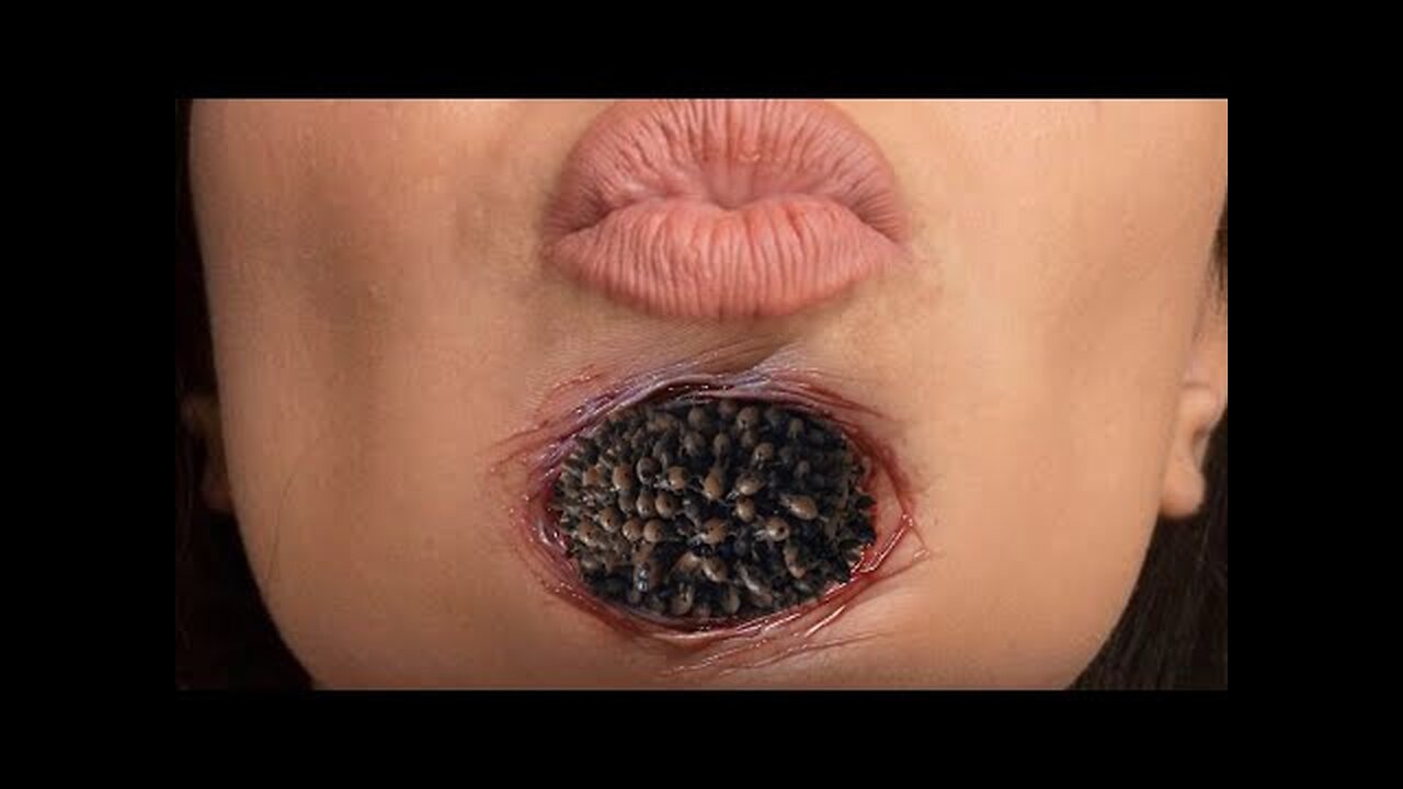 ASMR Treatment Infection Deep Animation | ASMR Skincare Chin Cleaning Animation | ASMR Mundli Ghom