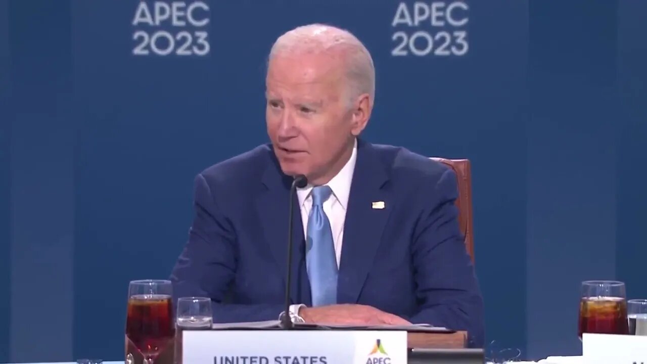 Biden Starts Rambling About Climate Change, Calls It "The Only Existential Threat To Humanity"