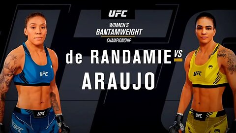 EA Sports UFC 4 Gameplay Viviane Araujo vs Germaine de Randamie