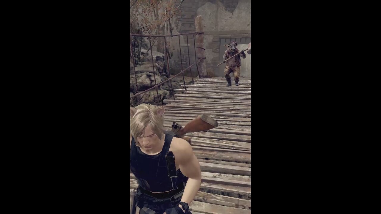 Funny moment in resident evil 4