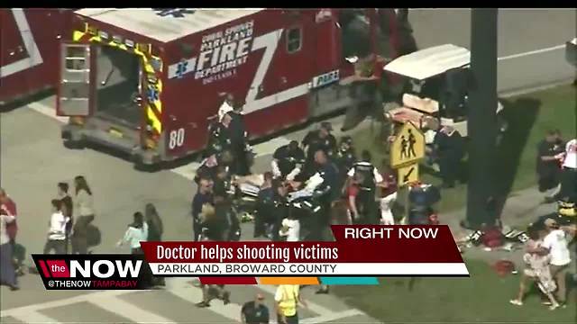 Doctor helps Parkland school shooting victims