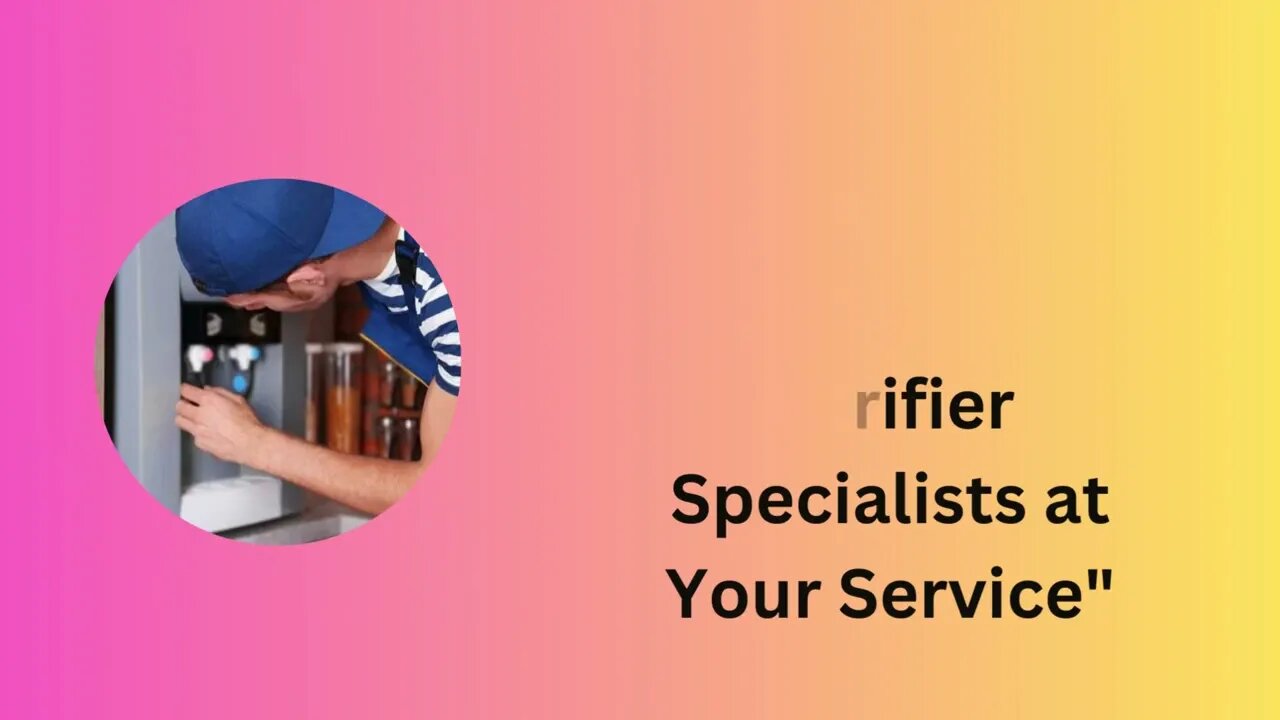 Hire Water Purifier Repair Service In Dhayari