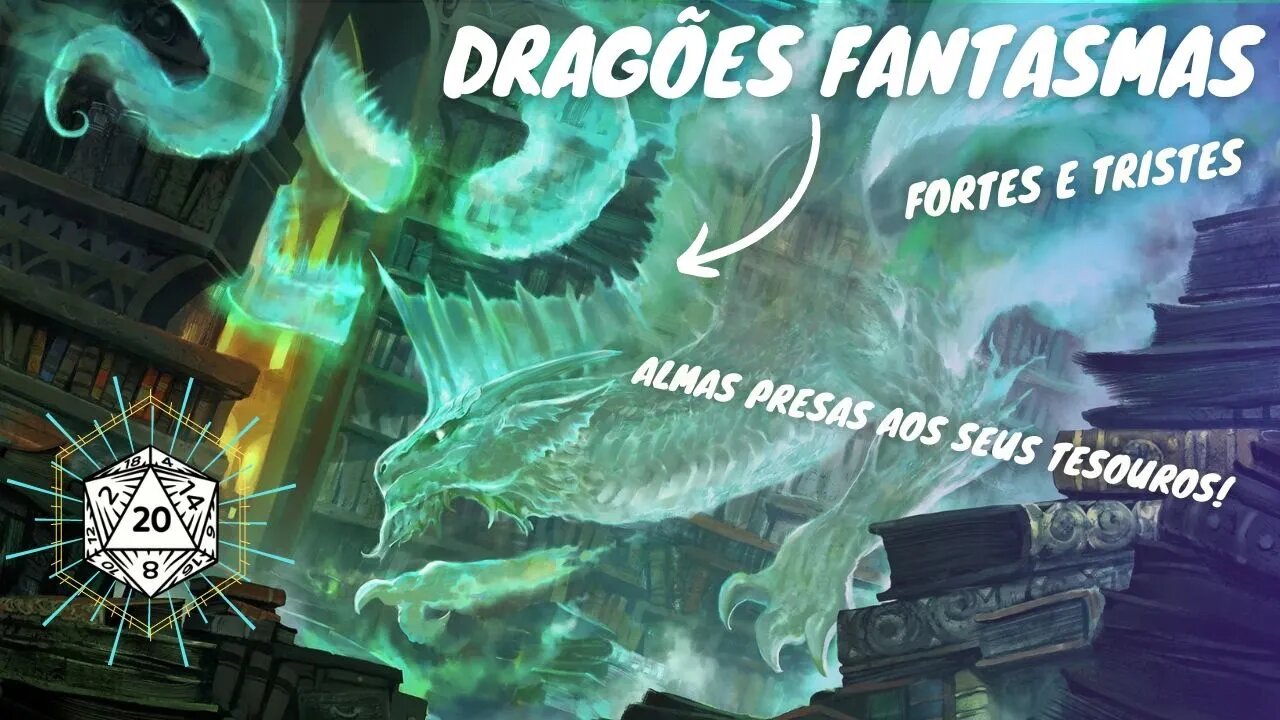 DRAGÕES FANTASMAS - ALMAS PRESAS! - Dragões do Fizban.🐲