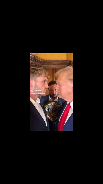 Donald Trump posted his second clip with Logan Paul on TikTok