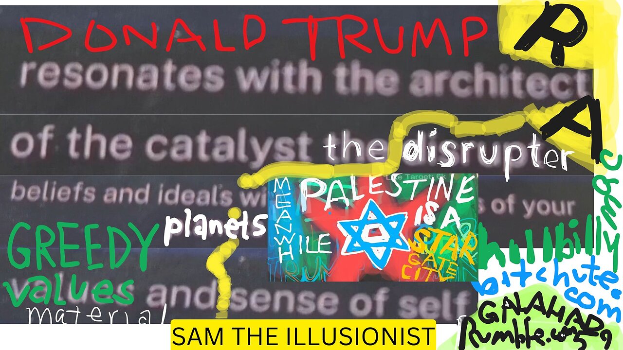 RA CALLs OUT MAGA 45-47 AS DISTRUPTIVE; HE'S A GREEDY NEEDLEDICK MOSSAD LOVER, NOT GAZA