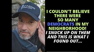 I couldn't believe there were so many Dems in my neighborhood! I snuck up on them...