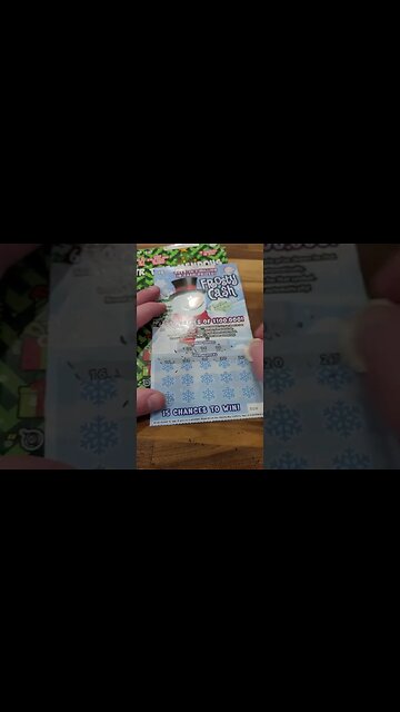 Frosty Scratch Off Win #shorts #lottery