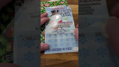 Frosty Scratch Off Win #shorts #lottery