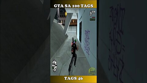 GTA SAN ANDREAS 100 TAGS TAG 46 #shorts #semedissaum #gta